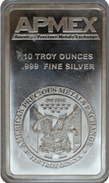 Various 10 oz. Silver Bar - Obverse