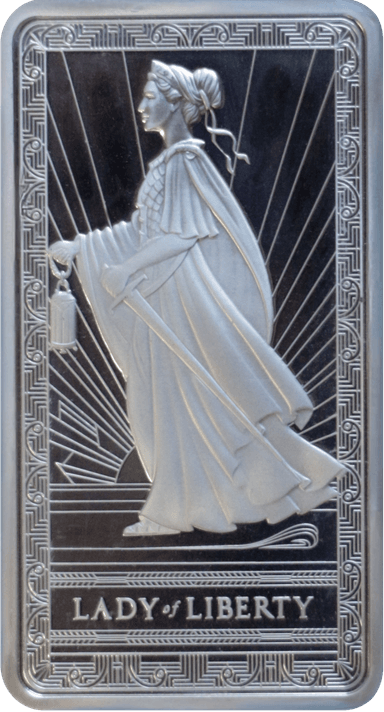 PAMP 10 oz. Silver Bar - Obverse